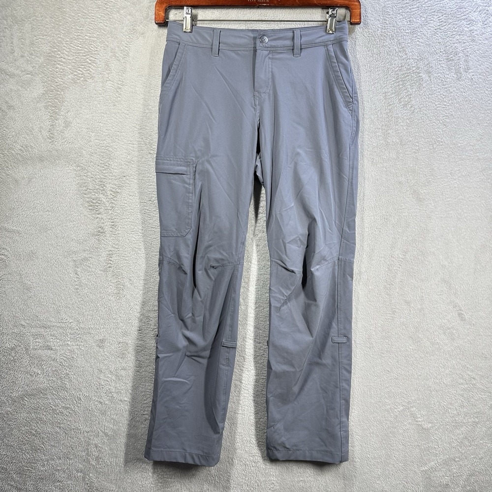 REI Co-op Hiking Pants Women's 2P Roll‎ Tab Cago Outdoors Stretch Gray